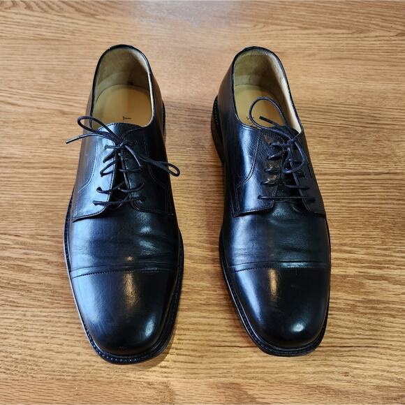 Johnston & Murphy Men\'s Leather Oxford Dress Shoe Black Size 9 main image 4